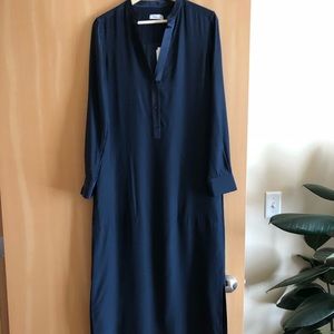Vince long silk dress
